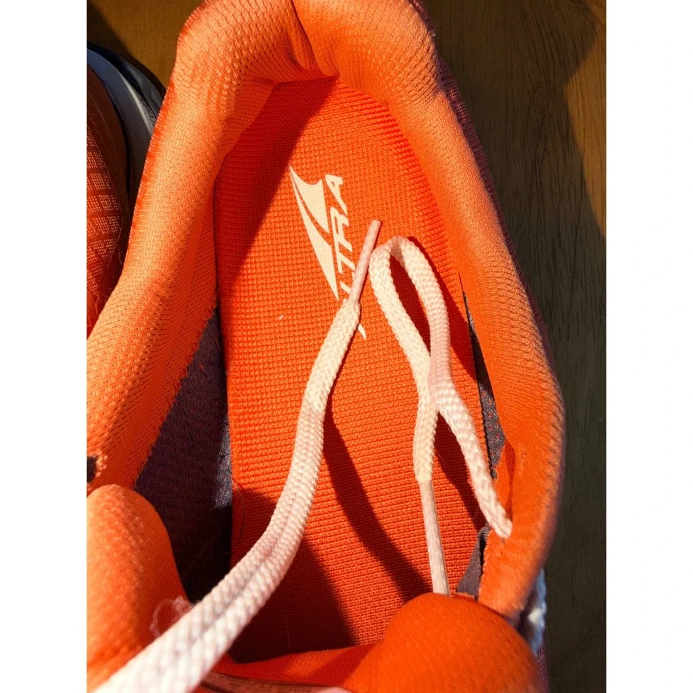 Altra Lone Peak 6 Womens Orange Trail Running Shoes Sneakers Hiking Low Top